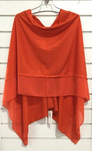 Load image into Gallery viewer, CHIFFON EDGE PONCHO SCARF