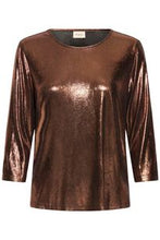 Load image into Gallery viewer, FRANSA METALLIC TOP