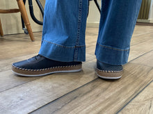Load image into Gallery viewer, IVY LEATHER WEDGED PLIMSOLLS by Modella