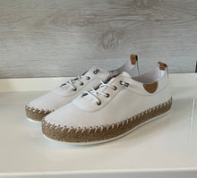 Load image into Gallery viewer, IVY LEATHER WEDGED PLIMSOLLS by Modella