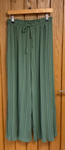 Load image into Gallery viewer, PLEATED DRAWSTRING WIDE LEG TROUSERS