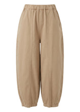 Load image into Gallery viewer, COTTON TWILL BARREL TROUSERS