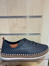 Load image into Gallery viewer, IVY LEATHER WEDGED PLIMSOLLS