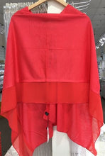 Load image into Gallery viewer, CHIFFON EDGE PONCHO SCARF