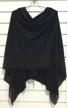 Load image into Gallery viewer, CHIFFON EDGE PONCHO SCARF