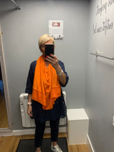 Load image into Gallery viewer, HOW TO WEAR MY CHIFFON EDGE PONCHO SCARVES
