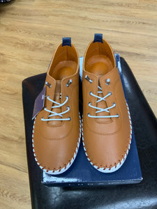 IRIS LEATHER PLIMSOLL