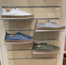 Load image into Gallery viewer, IVY LEATHER WEDGED PLIMSOLLS by Modella
