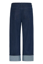 Load image into Gallery viewer, WIDE LEG CUFFED JEANS by Fransa

