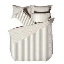 Load image into Gallery viewer, HEBDEN MELANGE STRIPE DUVET COVER (double)
