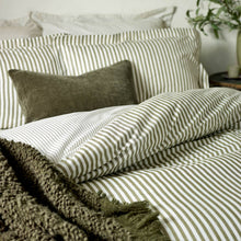 Load image into Gallery viewer, HEBDEN MELANGE STRIPE DUVET COVER (double)
