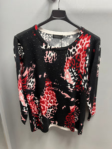 ANIMAL PRINT JUMPER