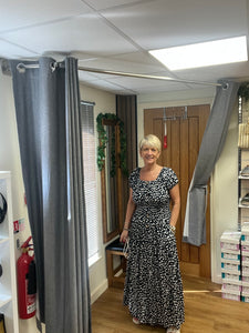 BARDOT SLEEVE MAXI DRESS