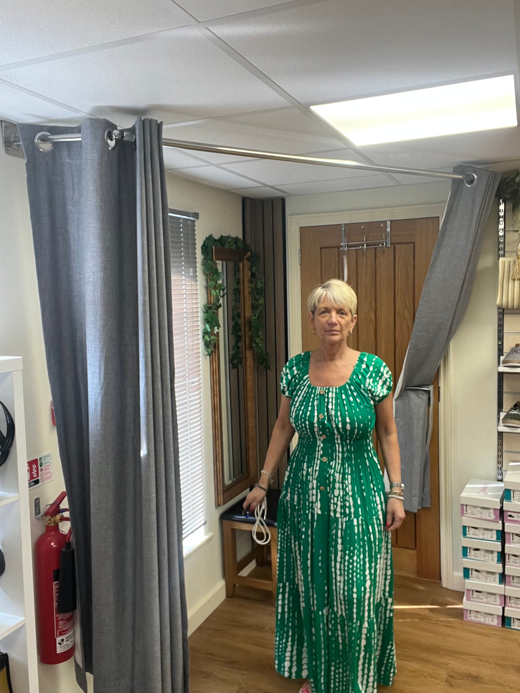BARDOT SLEEVE MAXI DRESS