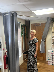BARDOT SLEEVE MAXI DRESS