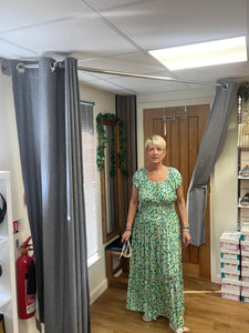 BARDOT SLEEVE MAXI DRESS