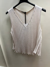 Load image into Gallery viewer, PLEATED V NECK BLOUSE
