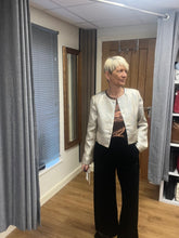 Load image into Gallery viewer, FRANSA   VELOUR WIDE LEG TROUSERS
