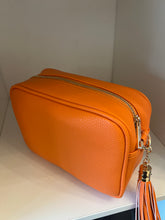 Load image into Gallery viewer, CAMERA BAG (with silver and gold hardware)
